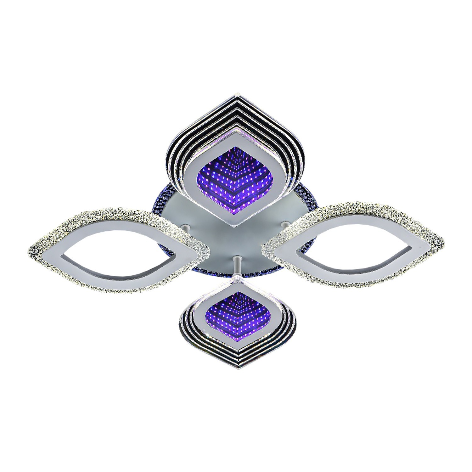 Потолочный светодиодный светильник 51256/4+1WT RBP+3D