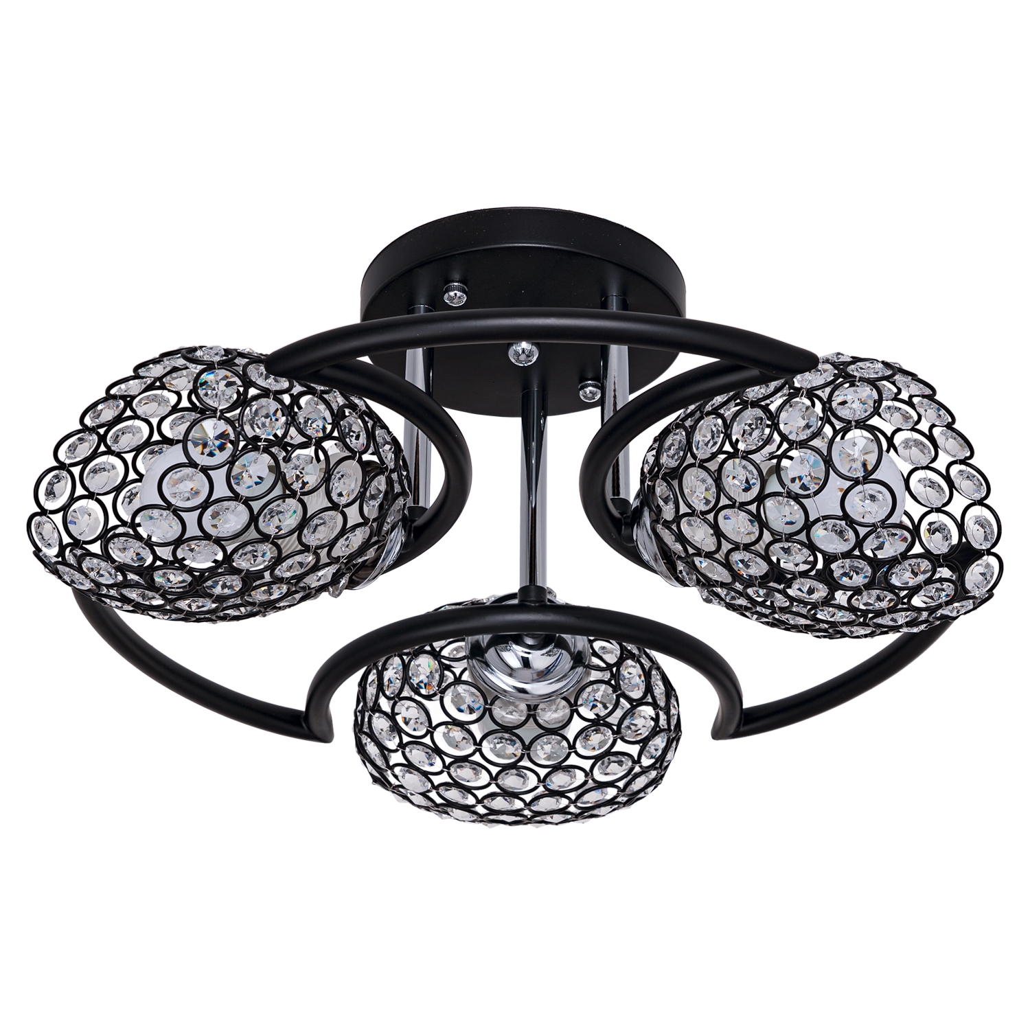 Потолочный светильник 33916/3BK+CR BK+CL