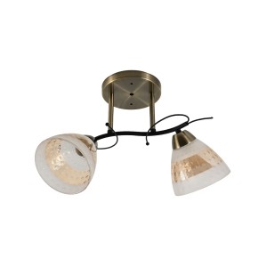 Люстра классическая 12260/2AB+BK WT+TEA купить оптом в ЭкономСвет