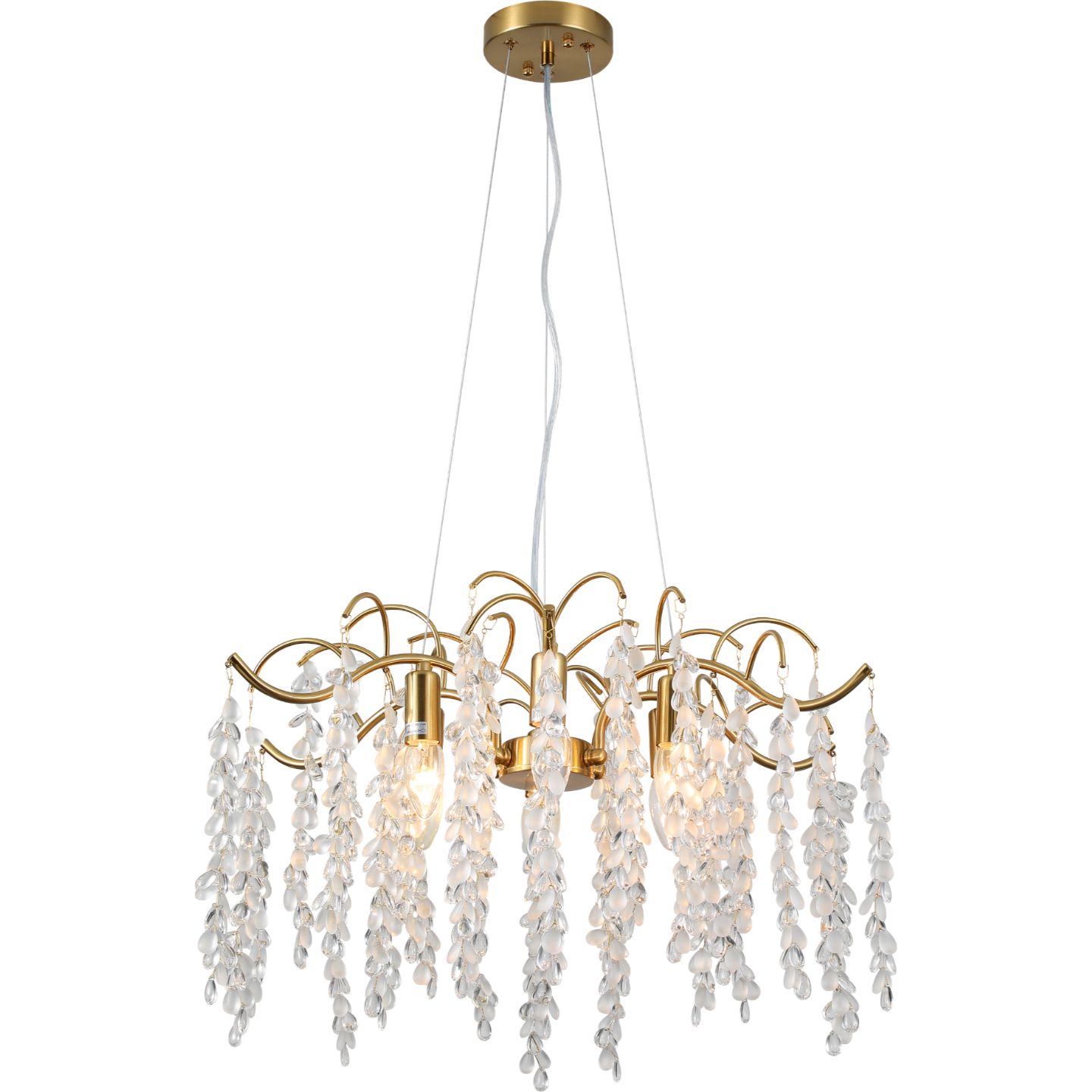 Люстра хрустальная G31326/6BRS+WT+CL