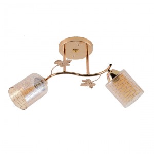 Люстра эконом 12167/2FGD BR+WT купить оптом в ЭкономСвет