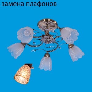 Потолочный светильник 2559/5A AB WT_новый плафон купить оптом в ЭкономСвет