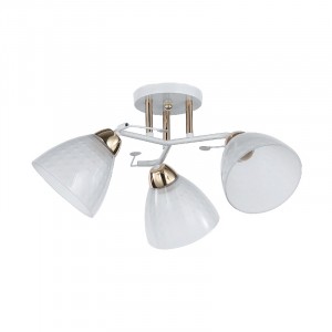 Люстра классическая 12232/3WT+FGD WT купить оптом в ЭкономСвет