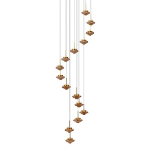 Подвесной светодиодный светильник G52144/15BRS TEA купить оптом в ЭкономСвет