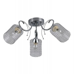 Люстра эконом 12192/3CR CL купить оптом в ЭкономСвет