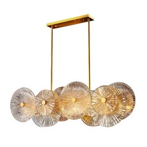 Люстра с хрусталем G51237/8GD купить оптом в ЭкономСвет