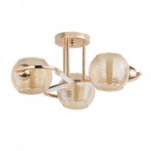 Люстра в стиле модерн 12203/3FGD AMB купить оптом в ЭкономСвет