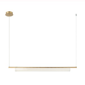 Подвесной светодиодный светильник G52136/1S GD CL купить оптом в ЭкономСвет