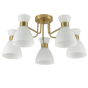 Люстра классическая 20121/5COP WT купить оптом в ЭкономСвет