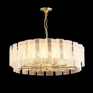 Люстра хрустальная G22041/12GD+CL+WT купить оптом в ЭкономСвет