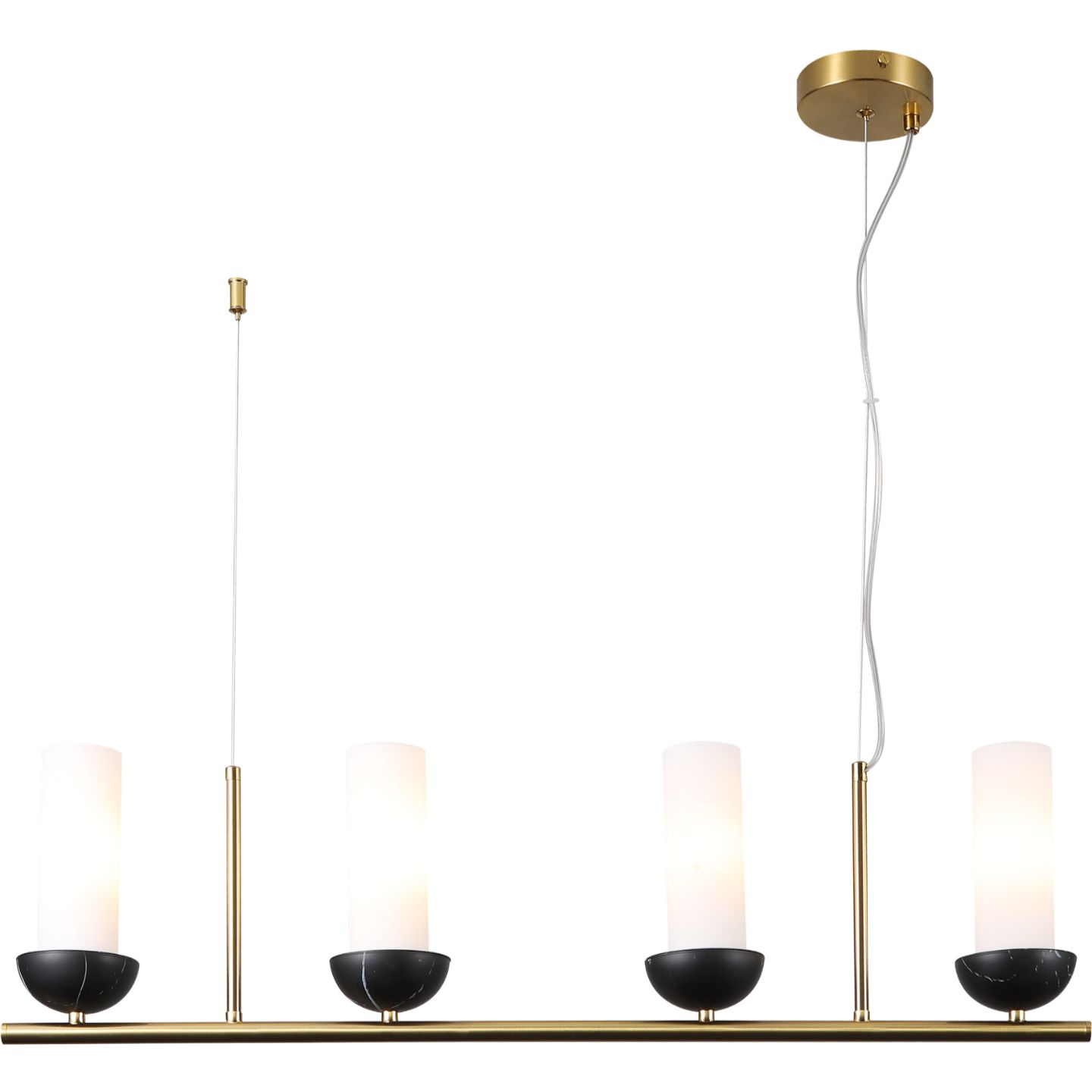 Потолочный светильник G31355/4BRS BK WT