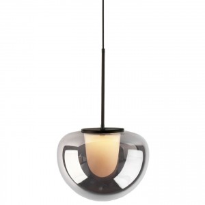 Потолочный светодиодный светильник G52174/1L BK SM+WT купить оптом в ЭкономСвет