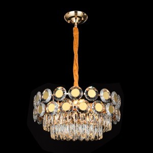 Люстра хрустальная G21099/9GD+CL купить оптом в ЭкономСвет