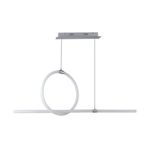 Подвесной светодиодный светильник G61318/2CR WT купить оптом в ЭкономСвет