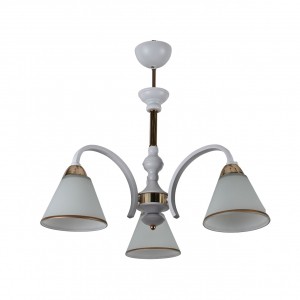 Люстра классическая 10171/3WT+FGD WT+GD купить оптом в ЭкономСвет