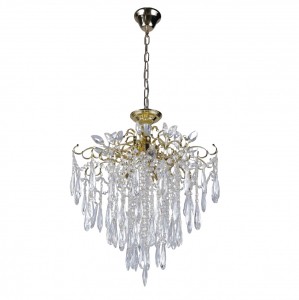Люстра хрустальная G22025/9GD+CL купить оптом в ЭкономСвет