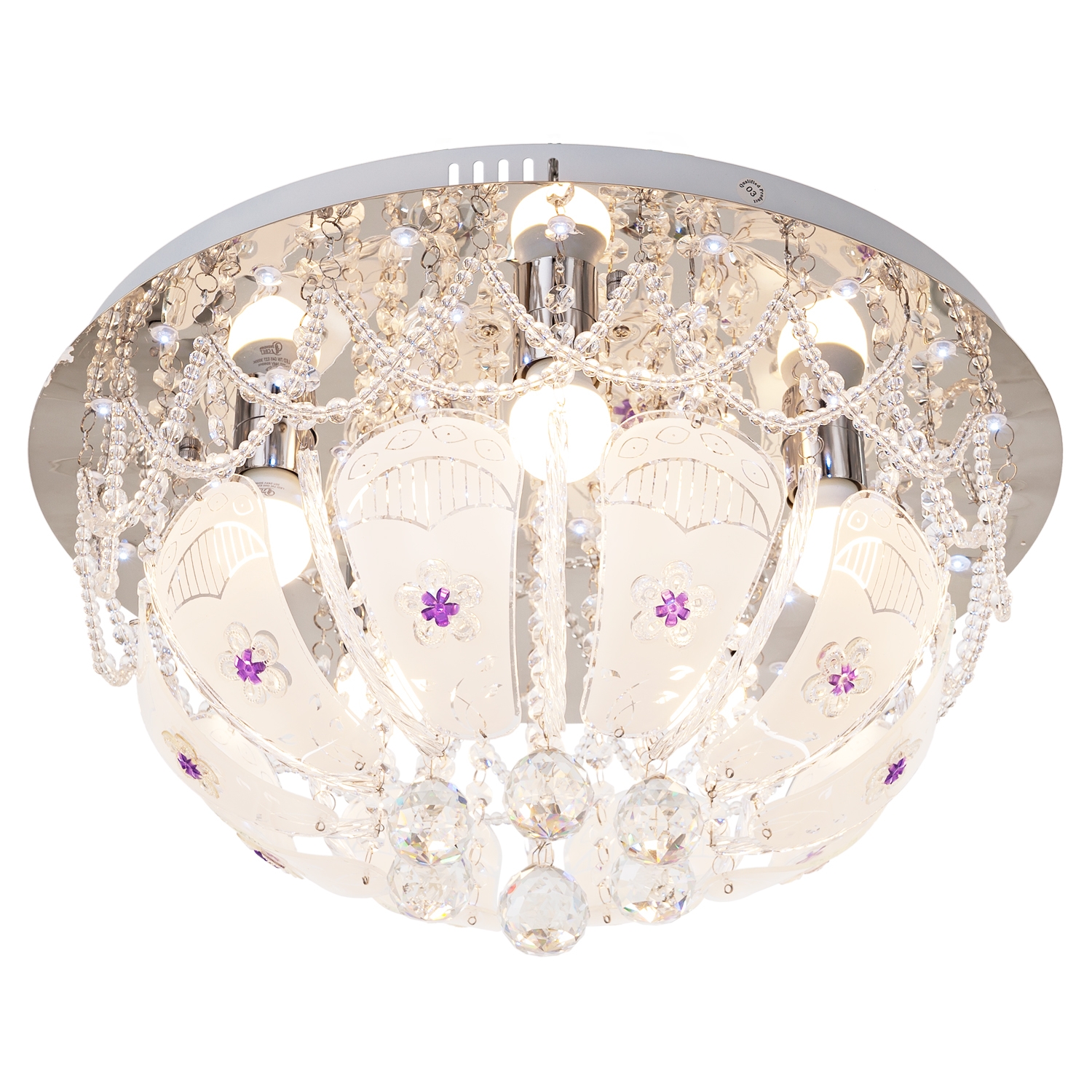 Потолочный светильник 10701/5CR RC WTLED