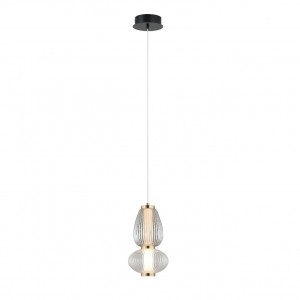 Подвесной светодиодный светильник G52158A/2BK BRS+WT+SM+CL купить оптом в ЭкономСвет