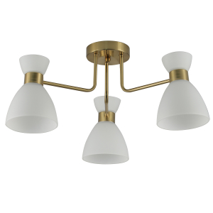 Люстра классическая 20121/3COP WT купить оптом в ЭкономСвет