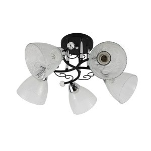 Люстра в стиле модерн 12258/5BK+CR WT купить оптом в ЭкономСвет