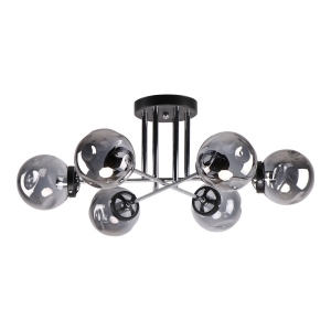 Потолочный светильник 40221/6CR+BK GR купить оптом в ЭкономСвет