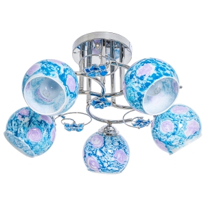 Потолочный светильник 198HE/5CR BL купить оптом в ЭкономСвет