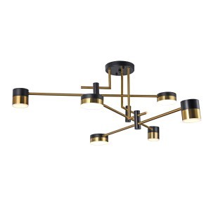 Потолочный светодиодный светильник G51243/6BK+AB купить оптом в ЭкономСвет