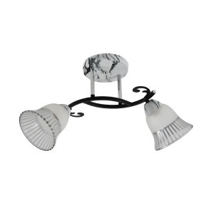 Люстра классическая 12259/2MR+CR+BK WT+CL купить оптом в ЭкономСвет