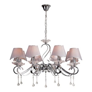 Люстра классическая 15010/8CR GR купить оптом в ЭкономСвет