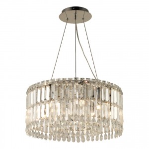 Люстра хрустальная 15028/10CR CL купить оптом в ЭкономСвет