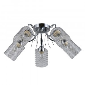 Люстра эконом 12192/5CR CL купить оптом в ЭкономСвет