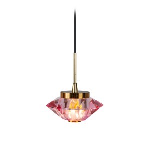 Подвесной светодиодный светильник G52140/1BK PK купить оптом в ЭкономСвет