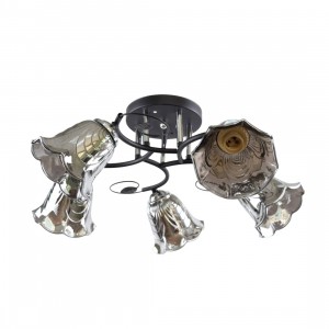 Люстра классическая 12240/5BK+CR GR купить оптом в ЭкономСвет