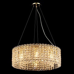 Люстра хрустальная G22043/8SN+CL купить оптом в ЭкономСвет