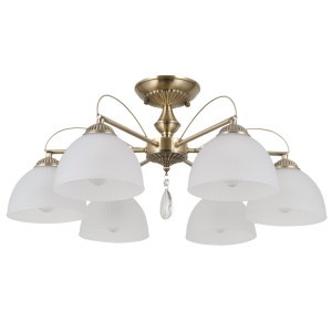 Потолочная люстра G11091/6AB WT купить оптом в ЭкономСвет