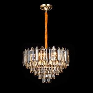 Люстра хрустальная G21093/9GD+CL купить оптом в ЭкономСвет