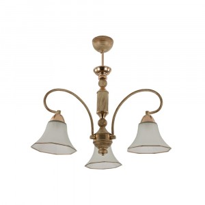 Люстра классическая 13140/3WG+FGD WT купить оптом в ЭкономСвет