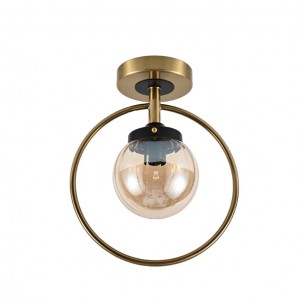 Люстра в стиле модерн 13108/1COP+BK TEA купить оптом в ЭкономСвет