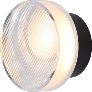 Настенный светильник G61451/1w BK CL купить оптом в ЭкономСвет