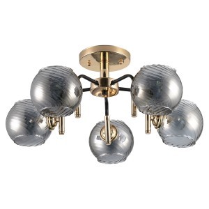 Люстра классическая 12159/5FG+BK SM купить оптом в ЭкономСвет