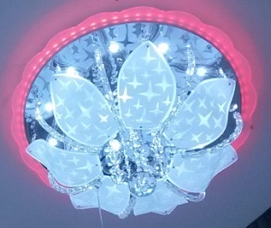Потолочный светильник 5683R/4CR RC RGBLED купить оптом в ЭкономСвет